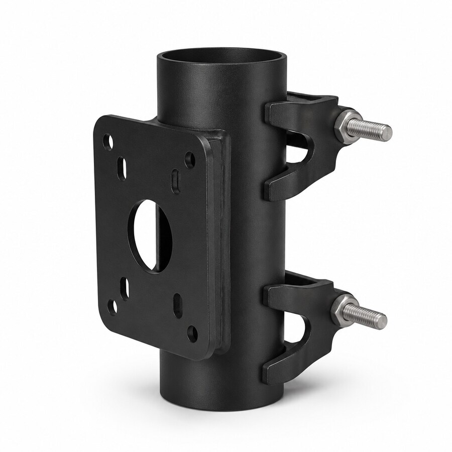 Pole clamp mounting bracket